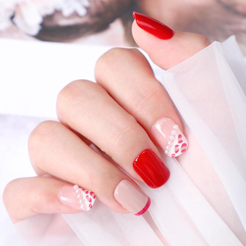 Stylish Wine Red French Pearl Short Nails - Influencer-Inspired Manicure Tips Glue Version
Stylish Wine Red French Pearl Short Nails - Influencer-Inspired Manicure Tips Glue Version