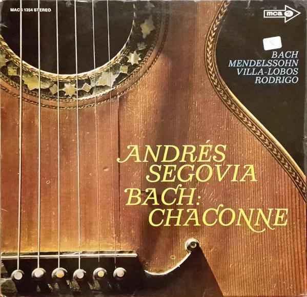 LP Record ANDRÉS SEGOVIA / JOHANN SEBASTIAN B - Bach: Chaconne MACS1354 MCA Records 1980 Germany Classical Used
LP Record ANDRÉS SEGOVIA / JOHANN SEBASTIAN B - Bach: Chaconne MACS1354 MCA Records 1980 Germany Classical Used