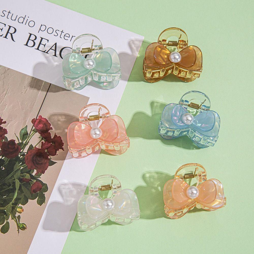 Pearl Acrylic Hair Crab Clip Multicolor Mini Hair Claw Fashion Gripper Bow Hair Claw Headdress
Pearl Acrylic Hair Crab Clip Multicolor Mini Hair Claw Fashion Gripper Bow Hair Claw Headdress