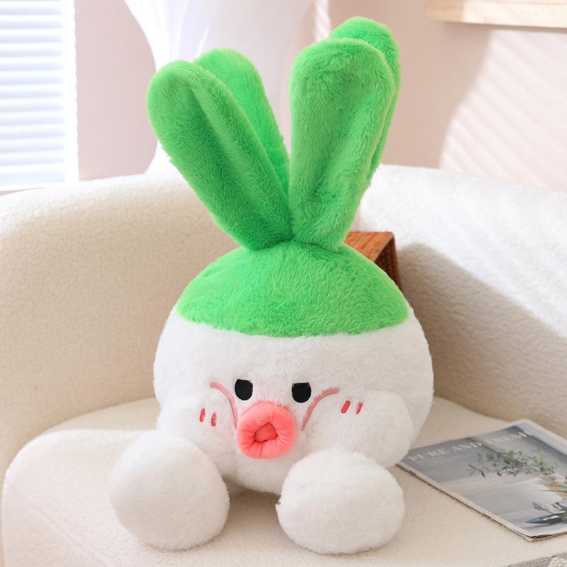 Милая забавная милая маленькая праздничная кукла-подушка для овощей, плюшевые игрушки для детей, милый редис, плюшевые игрушки, детский подарок на день рождения 28CM