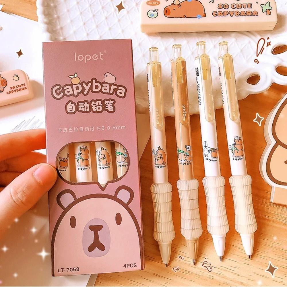 Эстетичный движущийся карандаш Kawaii Автоматический карандаш Мультяшный Капибара Механический карандаш для детей
Эстетичный движущийся карандаш Kawaii Автоматический карандаш Мультяшный Капибара Механический карандаш для детей