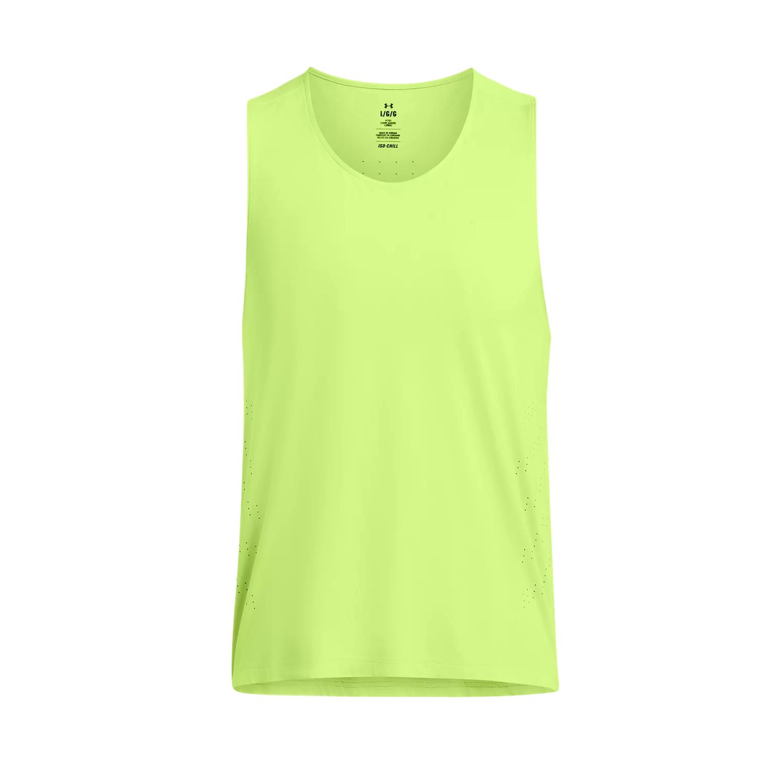 Under Armour Launch Elite Solid Color Round Neck Running Vest Men tops Light-Grass-Green 1382608-304 M
Under Armour Launch Elite Solid Color Round Neck Running Vest Men tops Light-Grass-Green 1382608-304 M