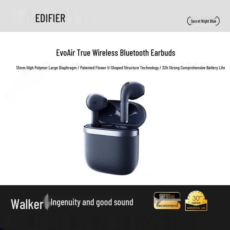 EDIFIER Evo Air True Wireless Semi-in-ear Earbuds
EDIFIER Evo Air True Wireless Semi-in-ear Earbuds