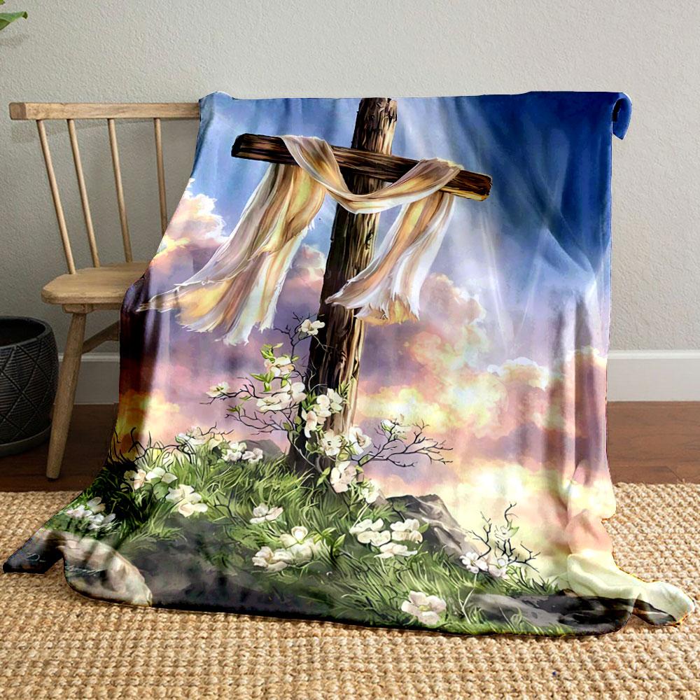 Christian Cross Flower Sunset Blanket Printed Blanket for Living Room Bed Couch lunch break Soft Cozy Blanket for Friend s festival Gift 80cm x 120cm
Christian Cross Flower Sunset Blanket Printed Blanket for Living Room Bed Couch lunch break Soft Cozy Blanket for Friend s festival Gift 80cm x 120cm