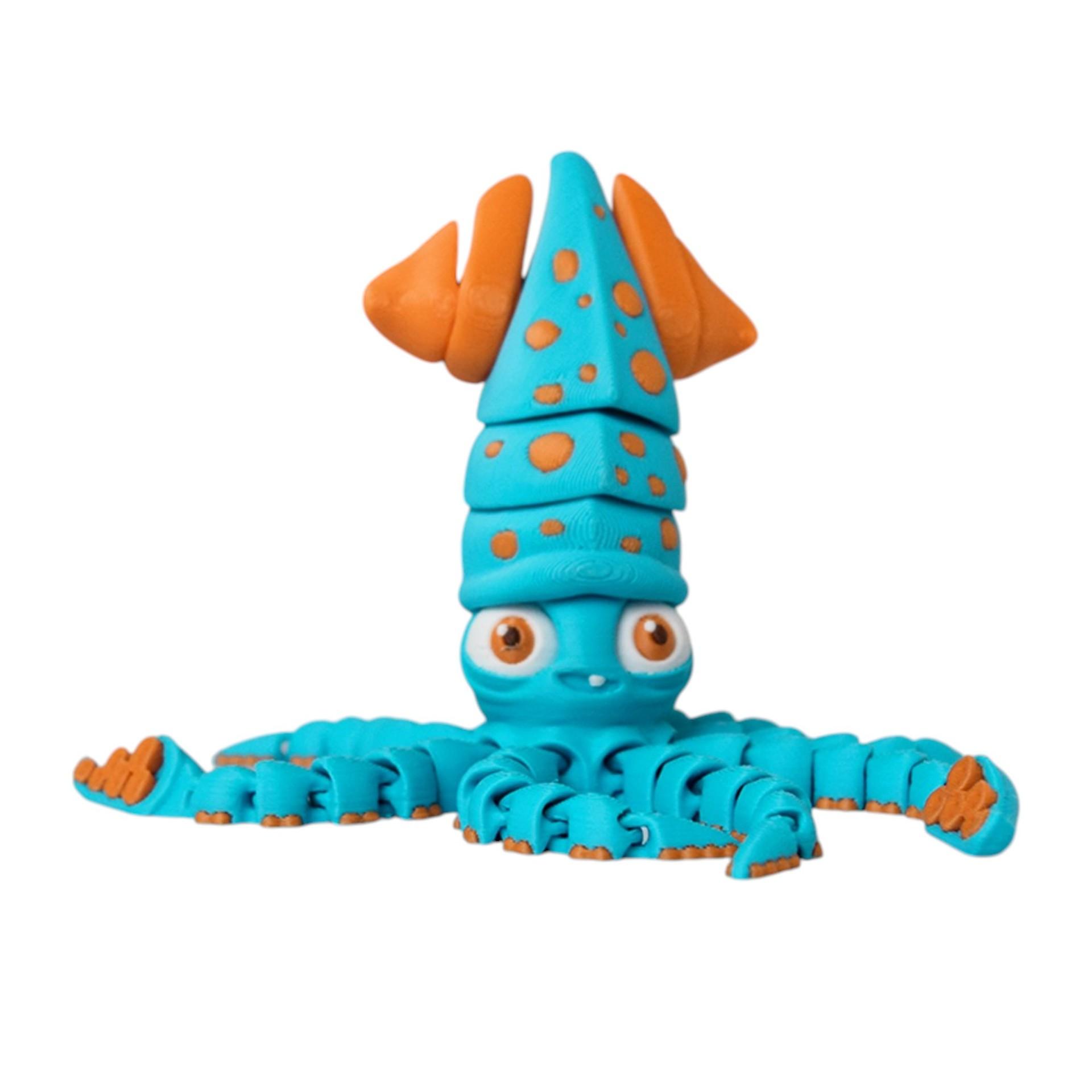 Funny 3D Printing Octopus Toy Statue Simulation Ocean Animal Octopus Model Joint Movable Decompression Children Toy Gift
Funny 3D Printing Octopus Toy Statue Simulation Ocean Animal Octopus Model Joint Movable Decompression Children Toy Gift