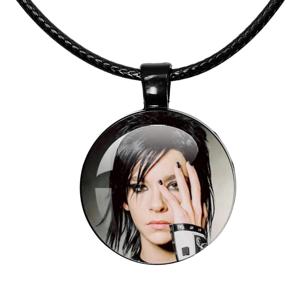 Necklace Tokio Hotel Pop Bill Kaulitz Retro Rock Band Necklace Black Rope Chain 25MM Glass Pendant Jewelry Charm Fans Gift
Necklace Tokio Hotel Pop Bill Kaulitz Retro Rock Band Necklace Black Rope Chain 25MM Glass Pendant Jewelry Charm Fans Gift