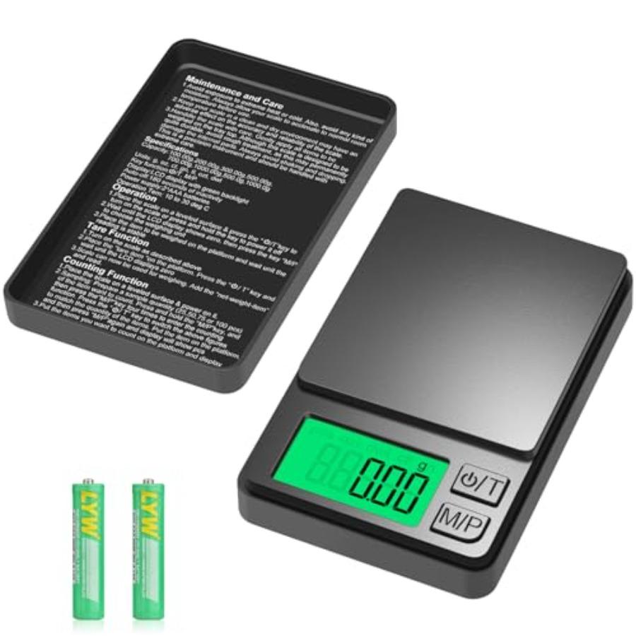 Digital Pocket Scale 1000g x 0.01g Portable Precision Gram Scale for Food Kitchen Coffee Jewelry with Protective Cover Auto-Off United States
Digital Pocket Scale 1000g x 0.01g Portable Precision Gram Scale for Food Kitchen Coffee Jewelry with Protective Cover Auto-Off United States