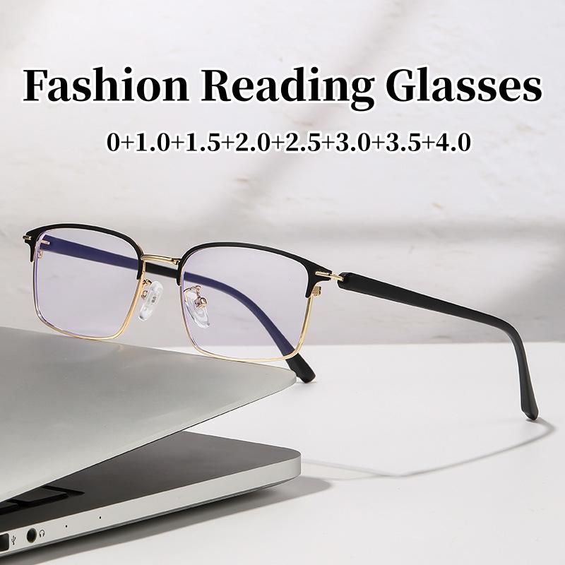 Luxury Metal Frame Reading Glasses for Women Men Unisex Transparent Square Far Sight Eyewear HD Lens Eyeglasses Frame 0+1.0+4.0 0 чёрный
Luxury Metal Frame Reading Glasses for Women Men Unisex Transparent Square Far Sight Eyewear HD Lens Eyeglasses Frame 0+1.0+4.0 0 чёрный