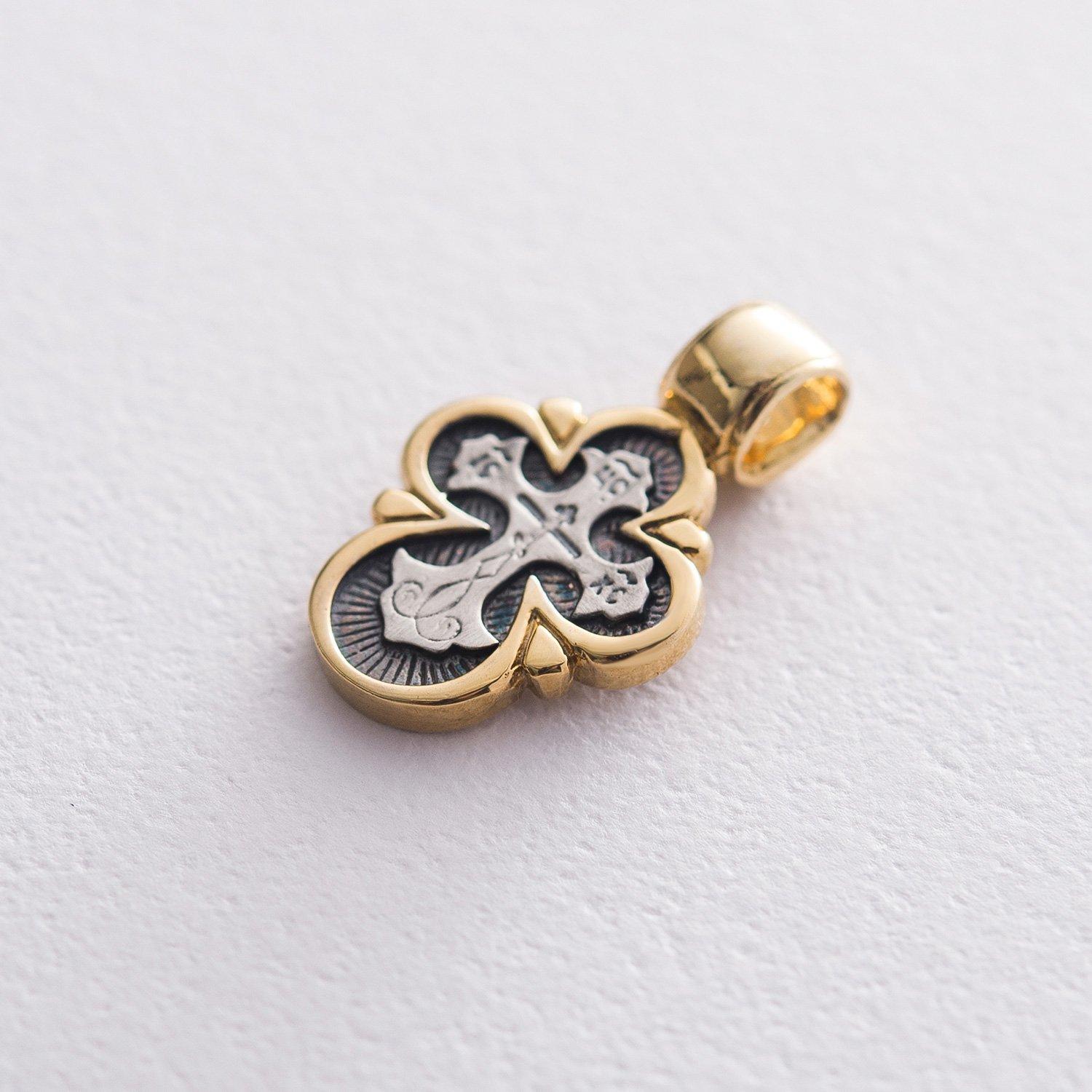 Срібний дитячий хрестик Так Воскресне Бог із позолотою Oniks срібний
Срібний дитячий хрестик Так Воскресне Бог із позолотою Oniks срібний