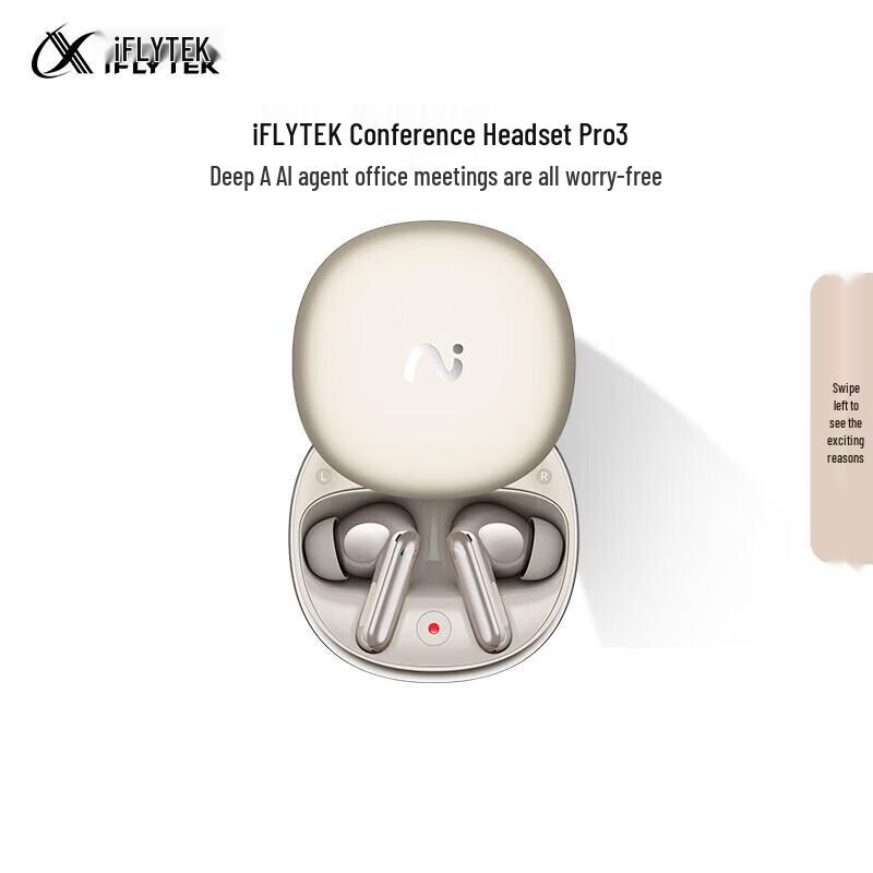 iFLYTEK AI Meeting Noise Cancelling Bluetooth Earbuds Pro 3
iFLYTEK AI Meeting Noise Cancelling Bluetooth Earbuds Pro 3