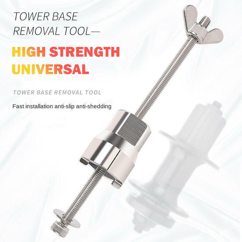 Portable Bicycle Tower Base Tool Silver Bicycle Repair Tool Tower Base Removal Tool Repair Kit срібний
Portable Bicycle Tower Base Tool Silver Bicycle Repair Tool Tower Base Removal Tool Repair Kit срібний