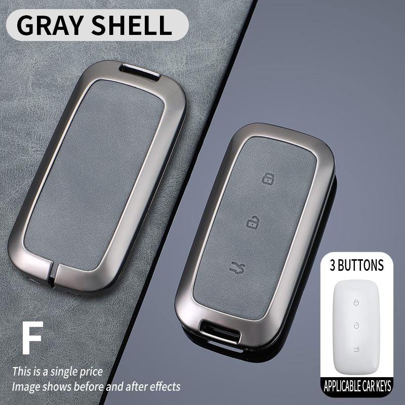 Zinc Alloy+Leather Car Key Case Cover Shell Fob For Geely EX5 Galaxy E5 Proton e.MAS 7 2025 2024 Car Key Bag Accessories
Zinc Alloy+Leather Car Key Case Cover Shell Fob For Geely EX5 Galaxy E5 Proton e.MAS 7 2025 2024 Car Key Bag Accessories