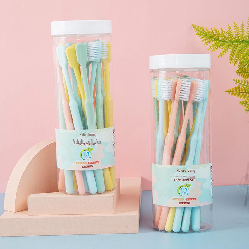 Набор зубных щеток Candy Color Soft Bristle, 30 предметов - для взрослых, очень тонкие щетинки, дизайн Macaron 10 pieces
Набор зубных щеток Candy Color Soft Bristle, 30 предметов - для взрослых, очень тонкие щетинки, дизайн Macaron 10 pieces