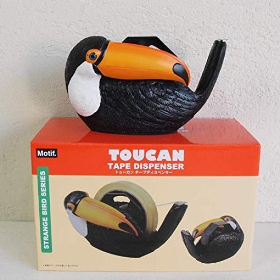 Seto Craft Toucan Tape Tape Dispenser, Cutter, Height Approx. 9.5cm, SR-4612
Seto Craft Toucan Tape Tape Dispenser, Cutter, Height Approx. 9.5cm, SR-4612