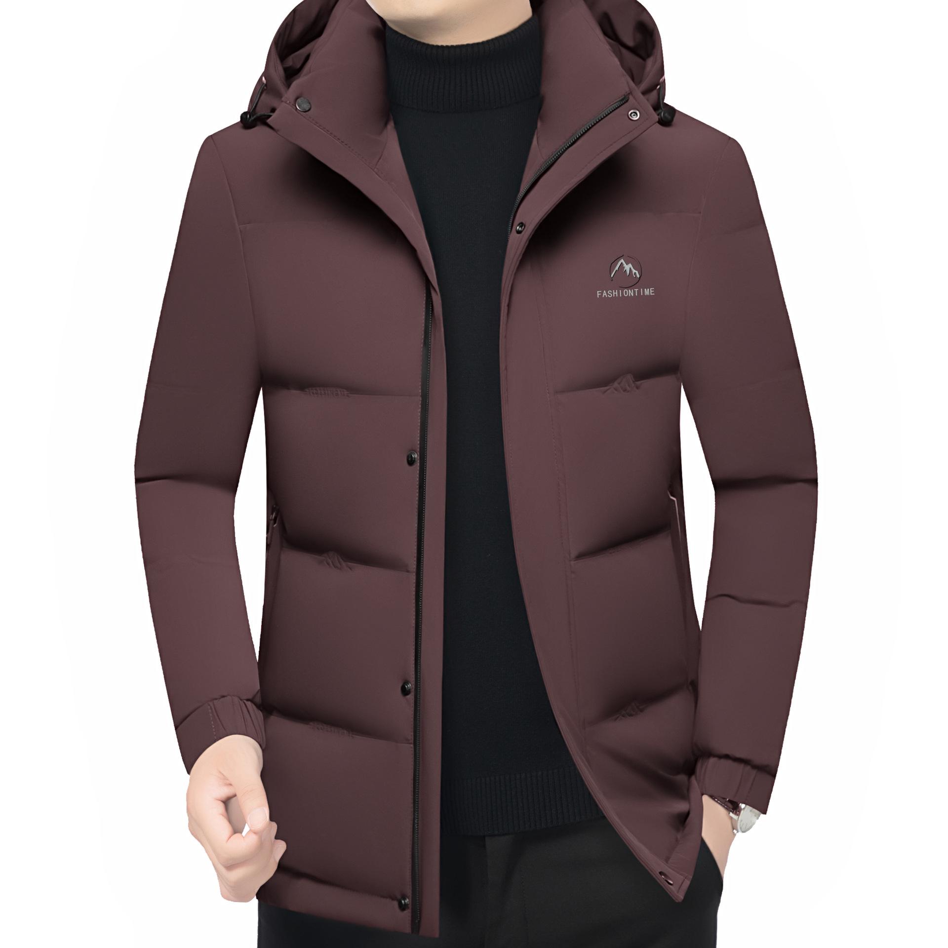 Stylish & Warm Hooded Down Jacket for Men - Winter 2025 Collection XL (135-155 jin) темно-коричневого кольору
Stylish & Warm Hooded Down Jacket for Men - Winter 2025 Collection XL (135-155 jin) темно-коричневого кольору