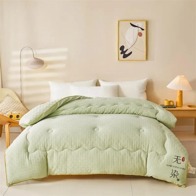 Dye-free knitted cotton maternal and infant grade silk quilt, chrysalis protein single quilt thickened in winter 150x200cm 2kg
Dye-free knitted cotton maternal and infant grade silk quilt, chrysalis protein single quilt thickened in winter 150x200cm 2kg