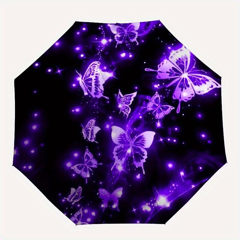1pc Butterfly Purple Automatic Open/close, All-Season Portable Folding Umbrella for Friends, Travel, Everyday yy250812204
1pc Butterfly Purple Automatic Open/close, All-Season Portable Folding Umbrella for Friends, Travel, Everyday yy250812204