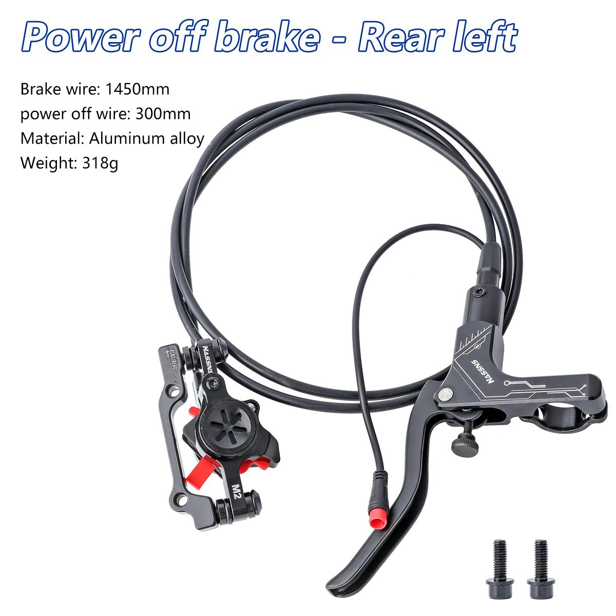 HASSNS M2 Hydraulic Brakes Mtb Power Off Oil Brake 2 Pistons Bicycle Hydraulic Brakes 800/1450 Mountain Bike With Discs 160mm M2-DD Left Rear
HASSNS M2 Hydraulic Brakes Mtb Power Off Oil Brake 2 Pistons Bicycle Hydraulic Brakes 800/1450 Mountain Bike With Discs 160mm M2-DD Left Rear