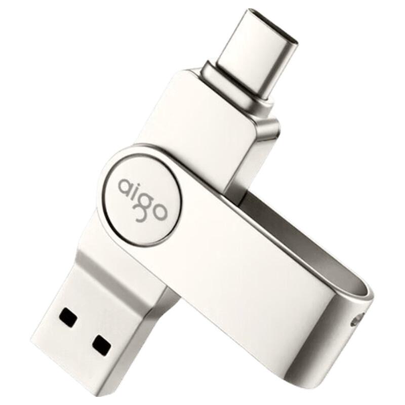 aigo U356 256GB USB 3.2 Type-C Dual Interface Flash Drive
aigo U356 256GB USB 3.2 Type-C Dual Interface Flash Drive