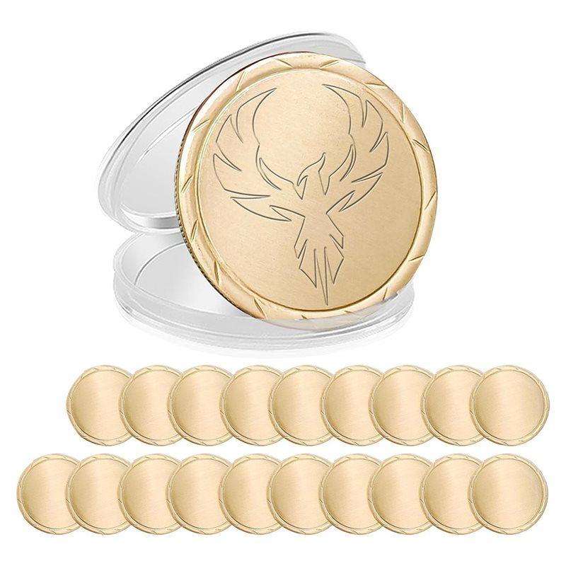 A25F-Brass For Laser Engraving Coin Blanks 20 Pieces 40Mm In Diameter With Acrylic Protection Box
A25F-Brass For Laser Engraving Coin Blanks 20 Pieces 40Mm In Diameter With Acrylic Protection Box