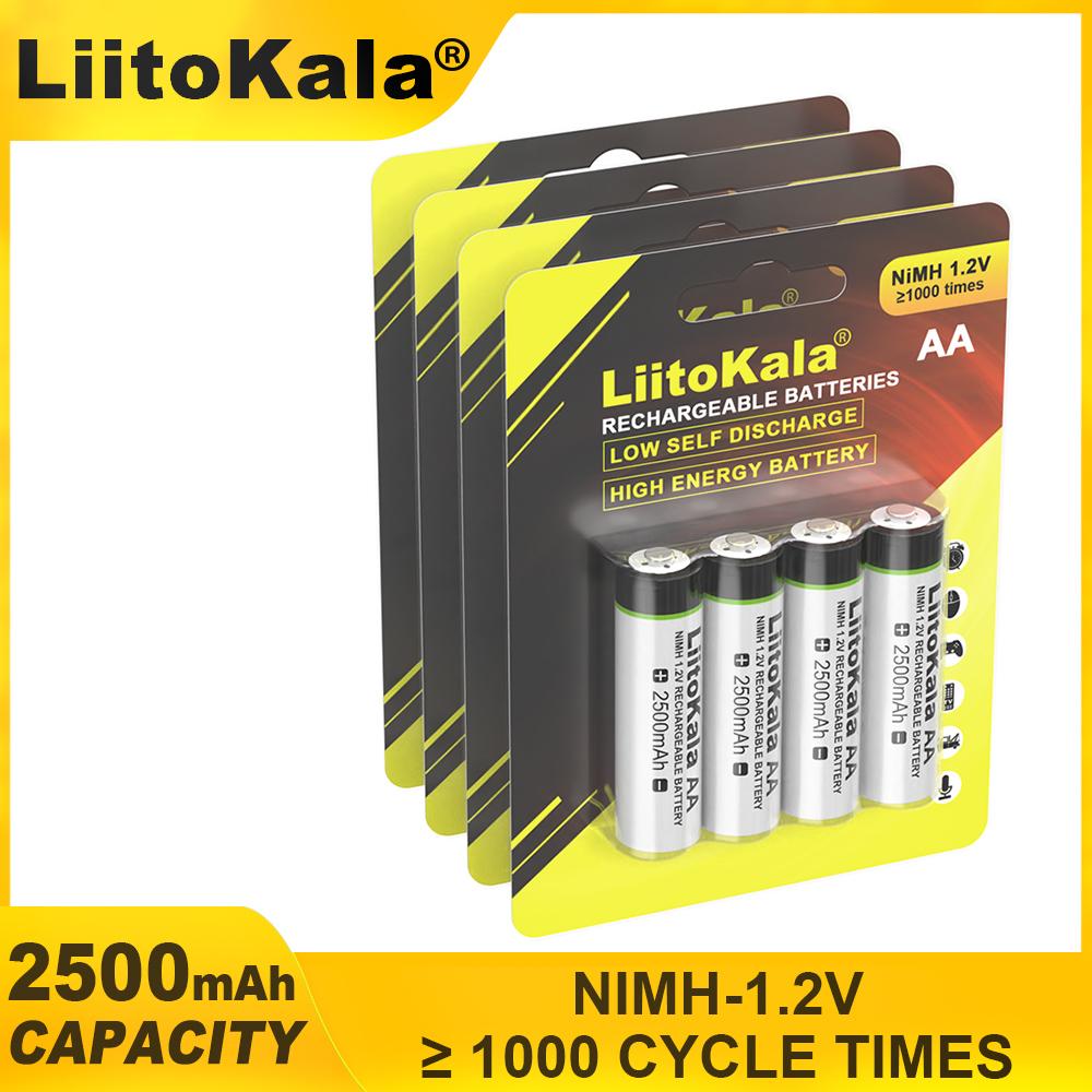 Liitokala 4 pieces per card 1.2V AA 2500mAh Ni-MH Rechargeable Battery For Temperature Gun Remote Control Mouse Toy Batteries 4PCS-1card
Liitokala 4 pieces per card 1.2V AA 2500mAh Ni-MH Rechargeable Battery For Temperature Gun Remote Control Mouse Toy Batteries 4PCS-1card