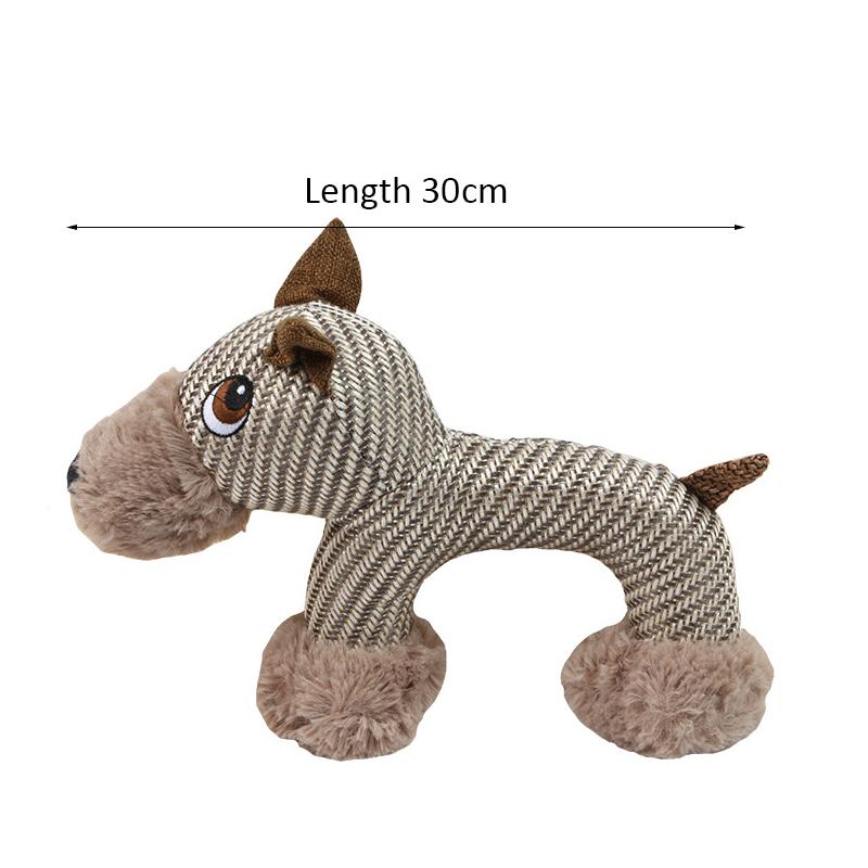 Bite Resistant Linen Puppy Dog Chew Toy Squeaky Elephant Horse Shape Pet Toys for Small Medium Dogs French Bulldog Accessories M-Length 24-30cm
Bite Resistant Linen Puppy Dog Chew Toy Squeaky Elephant Horse Shape Pet Toys for Small Medium Dogs French Bulldog Accessories M-Length 24-30cm