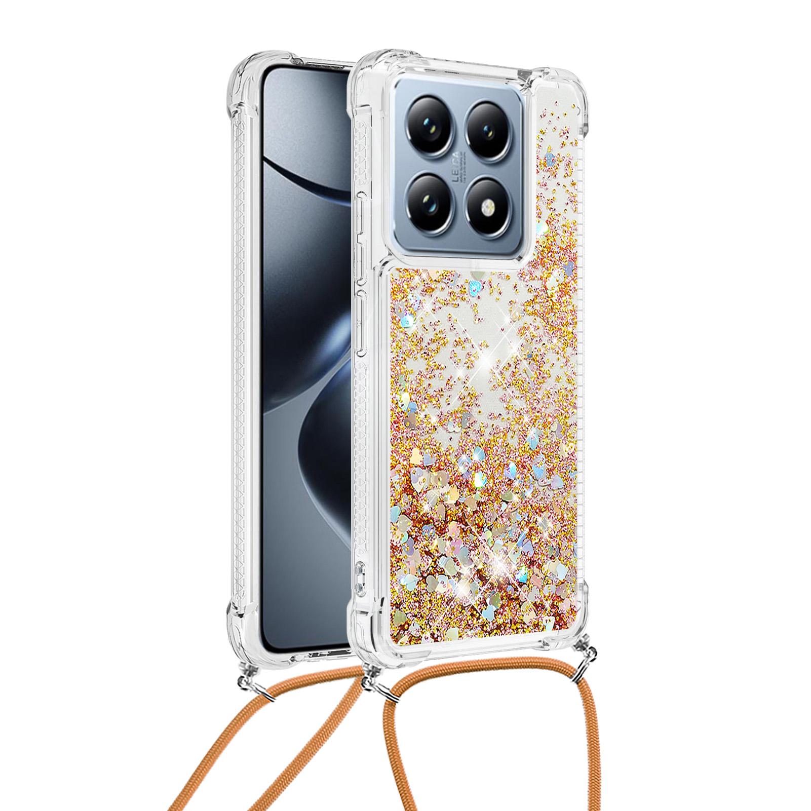 For Xiaomi 14T Pro/Xiaomi 14T TPU Case Quicksand Design Phone Cover with Lanyard Gold/Hearts
For Xiaomi 14T Pro/Xiaomi 14T TPU Case Quicksand Design Phone Cover with Lanyard Gold/Hearts