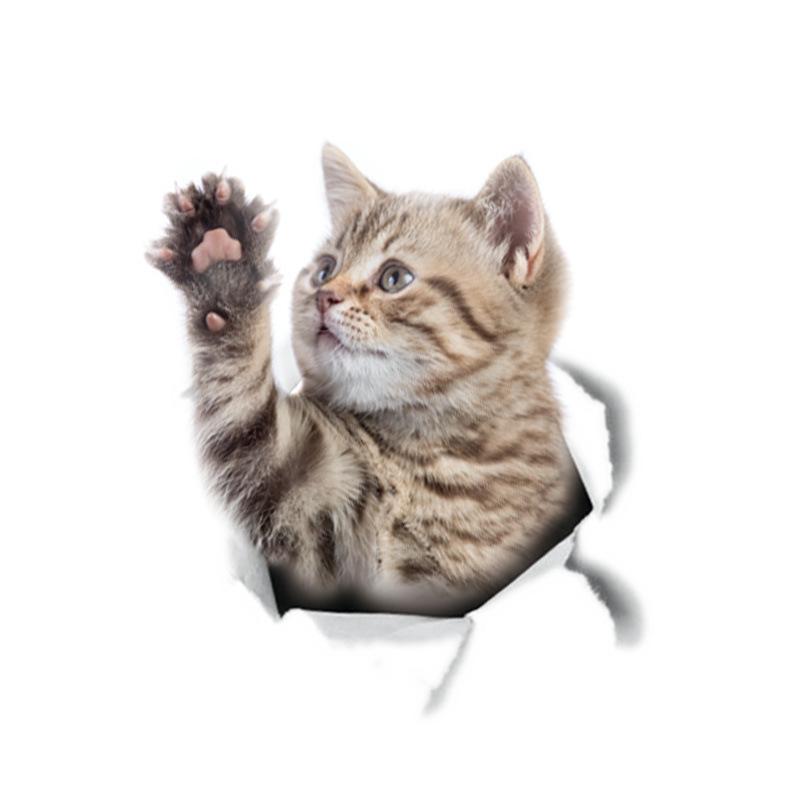 Peek-a-Boo 3D Realistic Cat Multi-Surface Sticker for Wall Fridge Toilet Car DIY Removable Decal 20x30CM різнокольоровий
Peek-a-Boo 3D Realistic Cat Multi-Surface Sticker for Wall Fridge Toilet Car DIY Removable Decal 20x30CM різнокольоровий