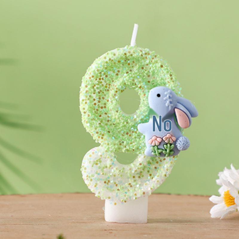 Handmade Cute Rabbit Digital Birthday Candles for Kids Party Decorations
Handmade Cute Rabbit Digital Birthday Candles for Kids Party Decorations