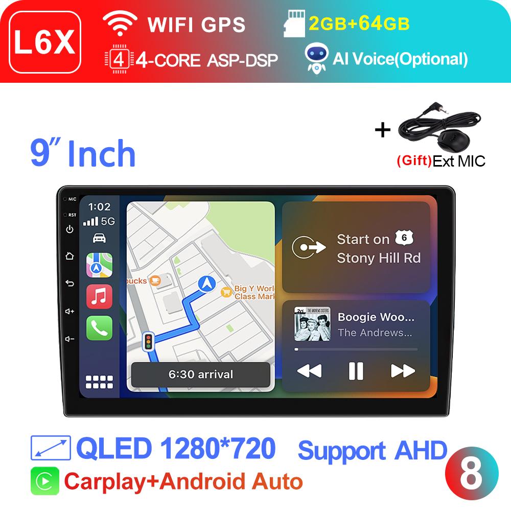 Бездротовий Carplay 2din Android 14 Автомагнітола Мультимедійний Відеоплеєр Універсальний 7/9/10 дюймів Авторадіо GPS Навігація 4G WiFi
Бездротовий Carplay 2din Android 14 Автомагнітола Мультимедійний Відеоплеєр Універсальний 7/9/10 дюймів Авторадіо GPS Навігація 4G WiFi
