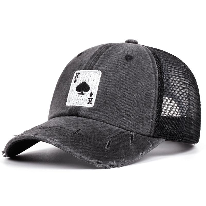 1pc Summer Breathable Mesh Baseball Cap for Men Women,Play Card Peach Heart K Embroidery Hip-hop Driver Cap Adjustable Visor Hat Adjustable чорний
1pc Summer Breathable Mesh Baseball Cap for Men Women,Play Card Peach Heart K Embroidery Hip-hop Driver Cap Adjustable Visor Hat Adjustable чорний
