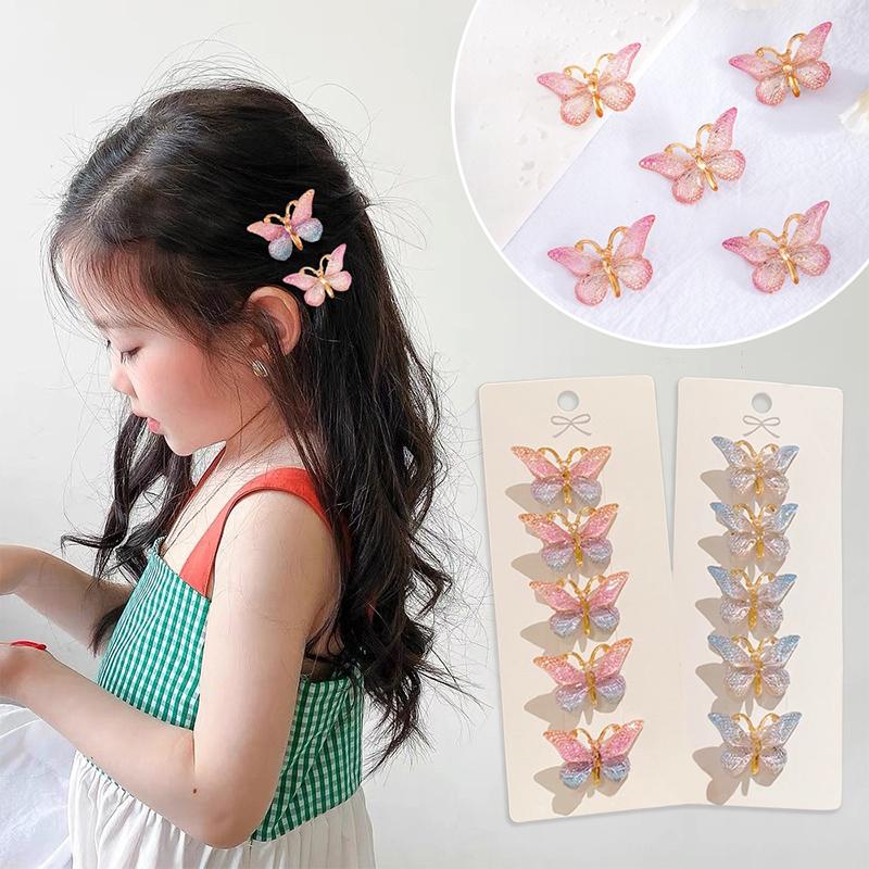 5Pcs/set Butterfly Clip Hair Baby Clip Hair Accessories Cute Clips For Girls Multicolor
5Pcs/set Butterfly Clip Hair Baby Clip Hair Accessories Cute Clips For Girls Multicolor
