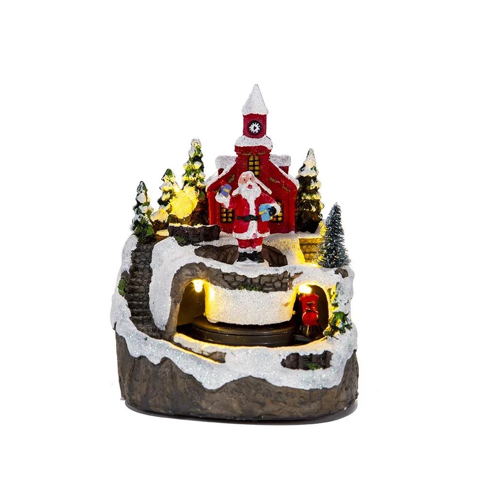 Cretive Resin Christmas Luminous Music Box Easy to Use Exquisite Snow House Music Box Vivid Christmas Luminous House Home Decor
Cretive Resin Christmas Luminous Music Box Easy to Use Exquisite Snow House Music Box Vivid Christmas Luminous House Home Decor