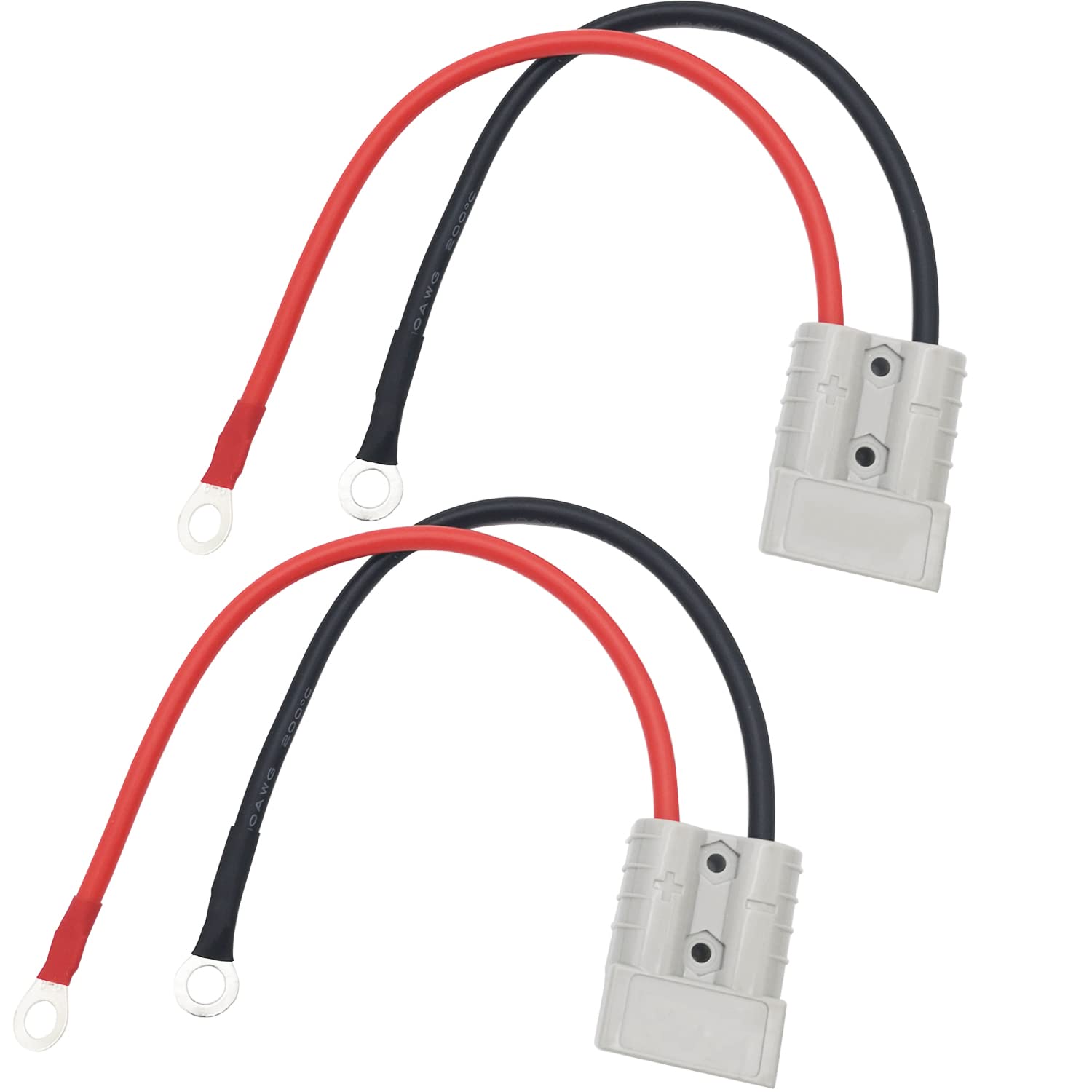 CESFONJER 50A 600V Battery Connector, Battery Quick Connect Disconnect Connector with 10AWG Forklift Charging Cable (2pcs)
CESFONJER 50A 600V Battery Connector, Battery Quick Connect Disconnect Connector with 10AWG Forklift Charging Cable (2pcs)
