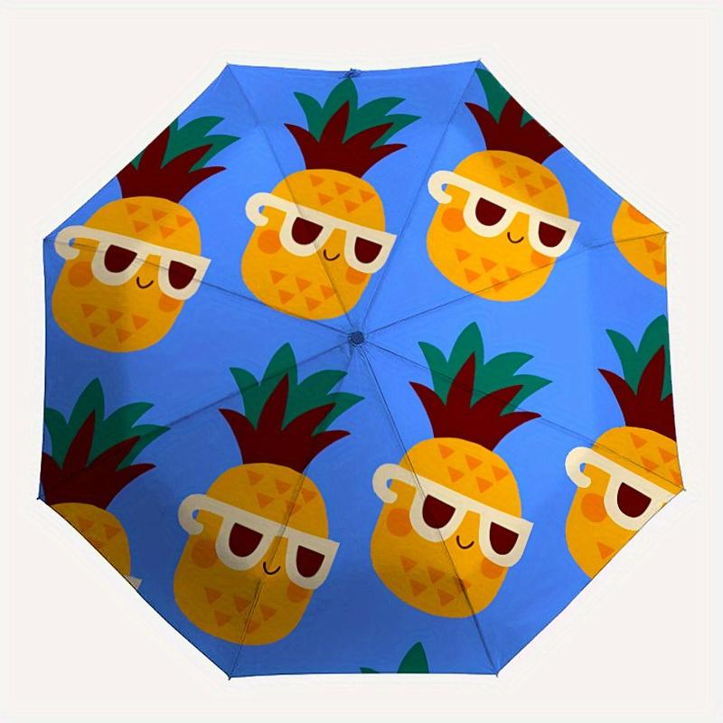 1pc Pineapple Pattern Automatic Folding Umbrella, Portable & Foldable Design with 8 Ribs, Casual Outdoor Accessory yy250805106
1pc Pineapple Pattern Automatic Folding Umbrella, Portable & Foldable Design with 8 Ribs, Casual Outdoor Accessory yy250805106
