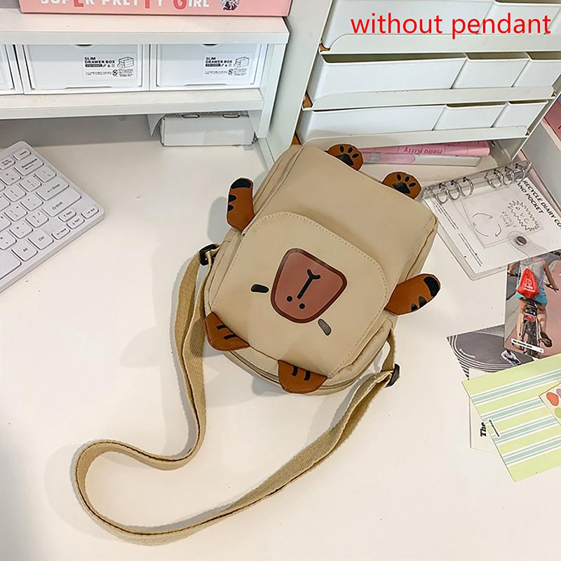 Милая мультяшная сумка-капибара через плечо, Прекрасная сумка через плечо с животным, Универсальная сумка через плечо, Сумки для телефона для женщин, Подарки Khaki no pendant
Милая мультяшная сумка-капибара через плечо, Прекрасная сумка через плечо с животным, Универсальная сумка через плечо, Сумки для телефона для женщин, Подарки Khaki no pendant
