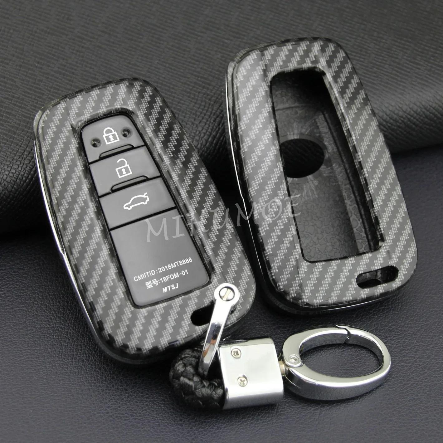 For Toyota Car Key Case Cover Fob Chain Ring Shell Camry RAV4 Avalon Corolla C-HR Prius 86 GT86 Highlander Mirai Carbon Fiber
For Toyota Car Key Case Cover Fob Chain Ring Shell Camry RAV4 Avalon Corolla C-HR Prius 86 GT86 Highlander Mirai Carbon Fiber