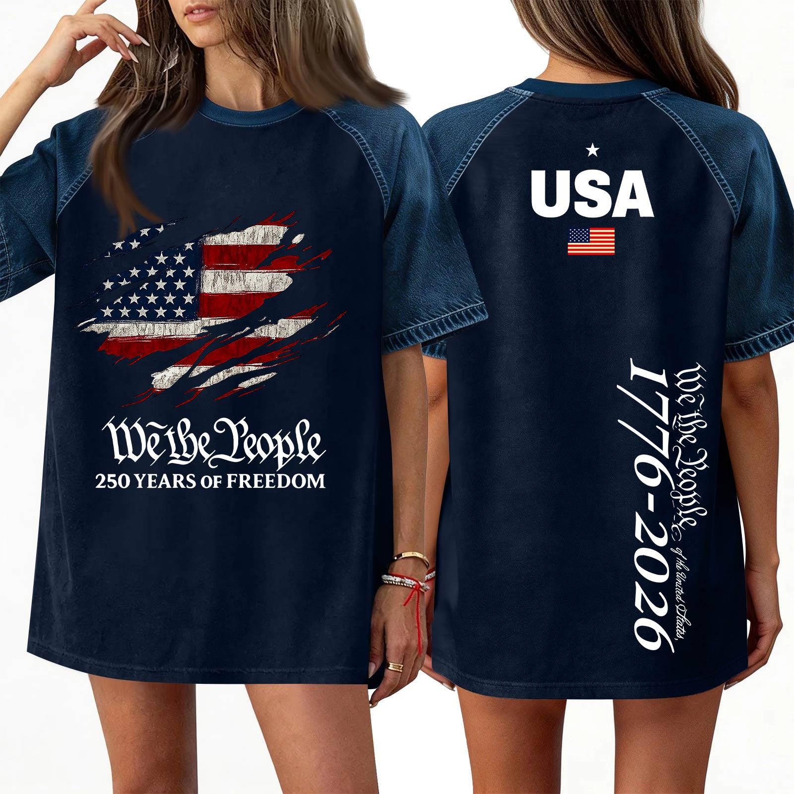 Women s Denim Patchwork Top, Casual Short-sleeved Comfortable T-shirt, Fashionable For Spring And Summer. XXL Темно-синій
Women s Denim Patchwork Top, Casual Short-sleeved Comfortable T-shirt, Fashionable For Spring And Summer. XXL Темно-синій
