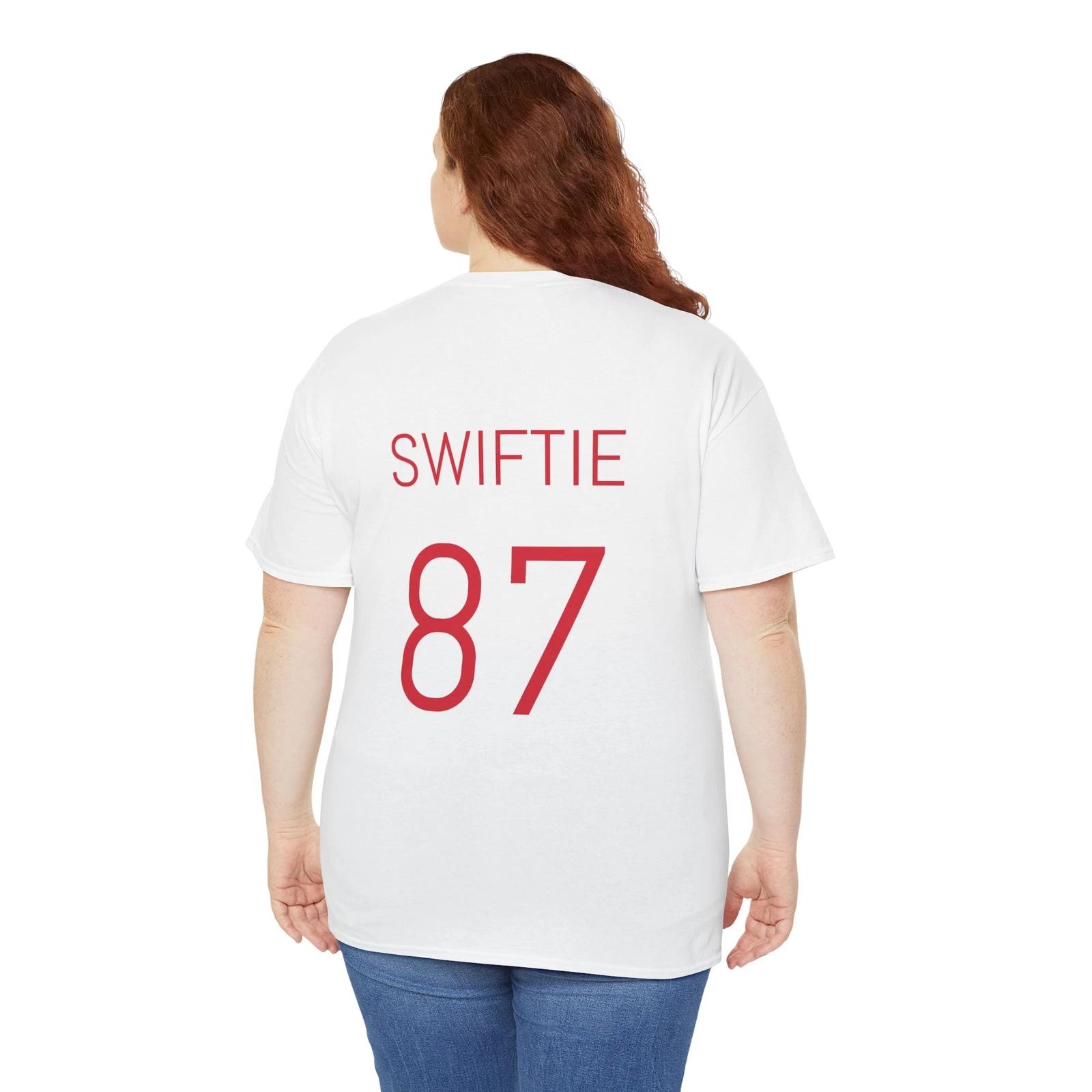 Taylor Swift Tee Shirt Kansas City Chiefs #87 Pink Black White Red Unisex S
Taylor Swift Tee Shirt Kansas City Chiefs #87 Pink Black White Red Unisex S