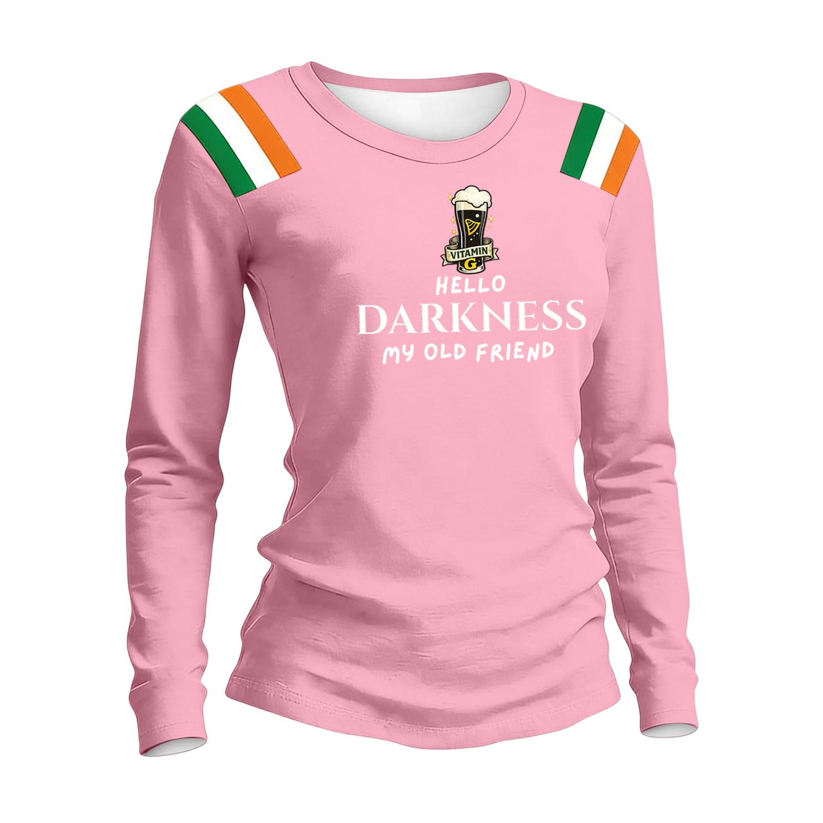 Women s Fashion Casual Printed Round Neck Long Sleeve Pullover Top XXXXL рожевий
Women s Fashion Casual Printed Round Neck Long Sleeve Pullover Top XXXXL рожевий