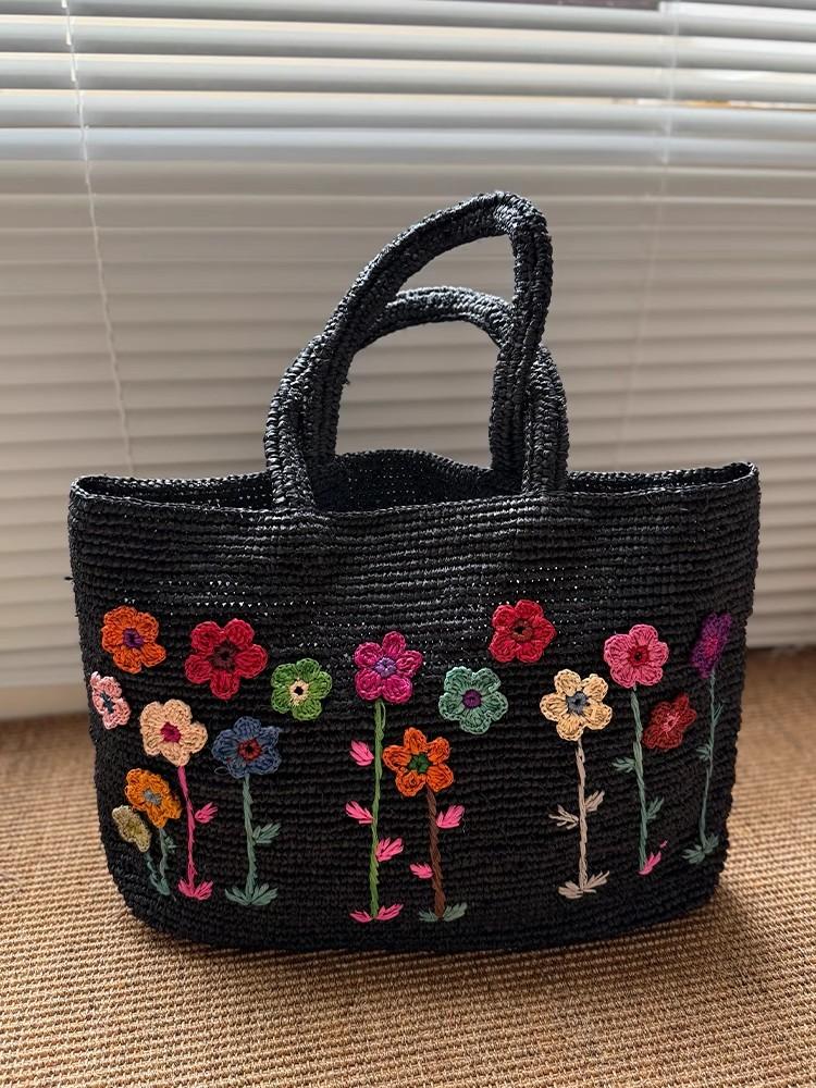 Bohemian Flower Straw Bag Handbag Summer Raffia Beach Bags for Women Shoulder Bag Handmade Bali Travel Woven Rattan Bags Tote
Bohemian Flower Straw Bag Handbag Summer Raffia Beach Bags for Women Shoulder Bag Handmade Bali Travel Woven Rattan Bags Tote