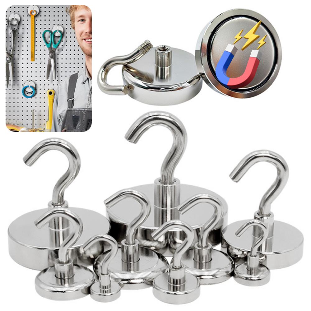 10PCS Heavy Duty Wall-mounted Hook Powerful Key Hooks Multi-Purpose Magnetic Hooks Home Kitchen Bar Style 1 
10PCS Heavy Duty Wall-mounted Hook Powerful Key Hooks Multi-Purpose Magnetic Hooks Home Kitchen Bar Style 1