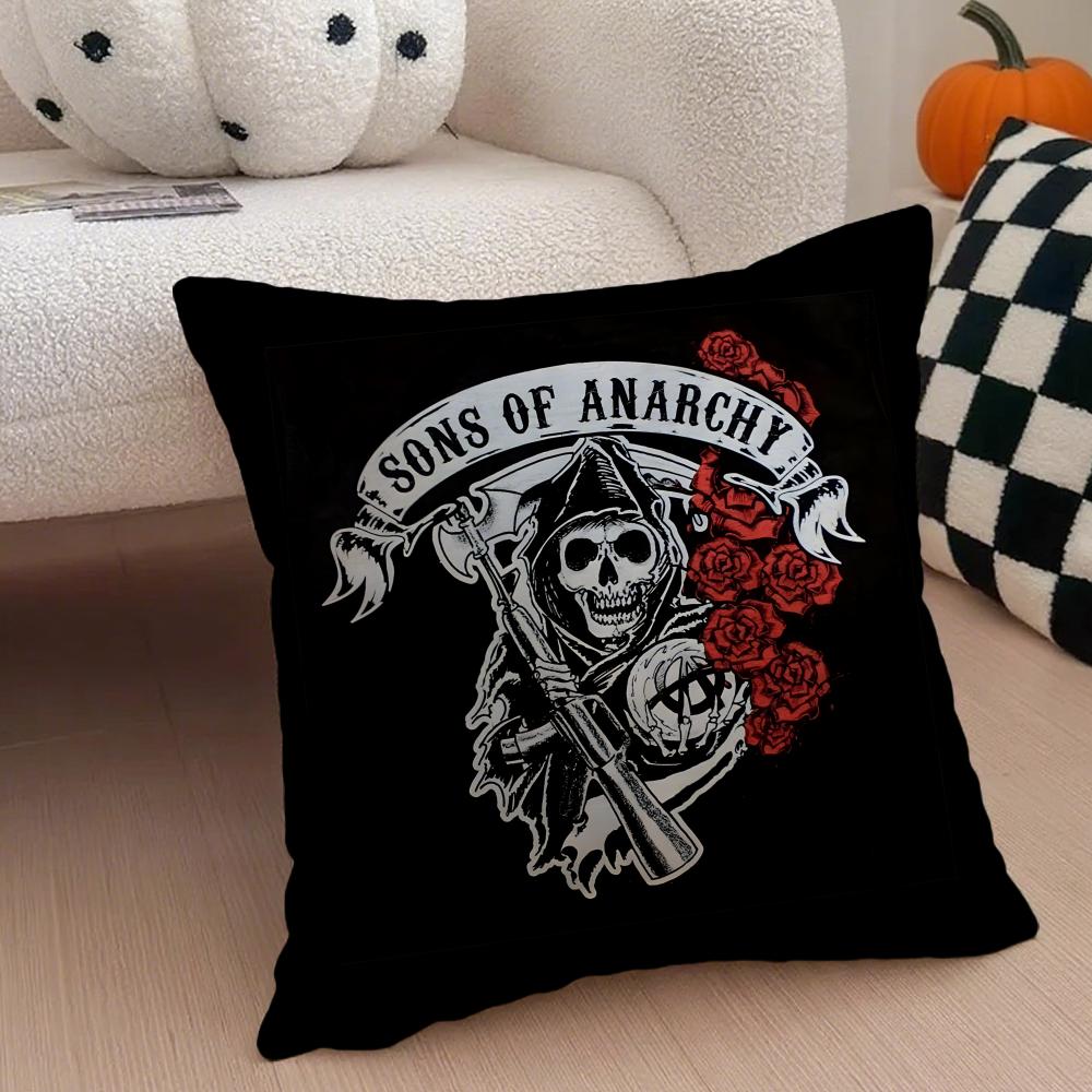 American Biker Drama SSons of Anarchy Cushion Cover Throw Pillow Cover Hidden Button Durable Polyester Chair Cushion 30X30cm
American Biker Drama SSons of Anarchy Cushion Cover Throw Pillow Cover Hidden Button Durable Polyester Chair Cushion 30X30cm