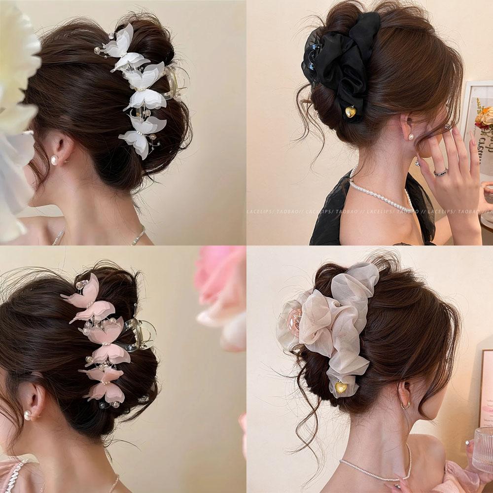 Wrinkled And Butterfly Hair Claws Thick Hair Sweet Pink Hair Clips Ponytail Fashionable Hair Accessory Hair Clips Claw Clip
Wrinkled And Butterfly Hair Claws Thick Hair Sweet Pink Hair Clips Ponytail Fashionable Hair Accessory Hair Clips Claw Clip
