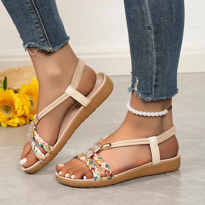 Fashion 2025 Hot Sale Flat Sandals Summer Plus Size Shoes for Women Elastic Band Women s Sandals Fashion Printing Casual Sandals Women 36 абрикосовый
Fashion 2025 Hot Sale Flat Sandals Summer Plus Size Shoes for Women Elastic Band Women s Sandals Fashion Printing Casual Sandals Women 36 абрикосовый