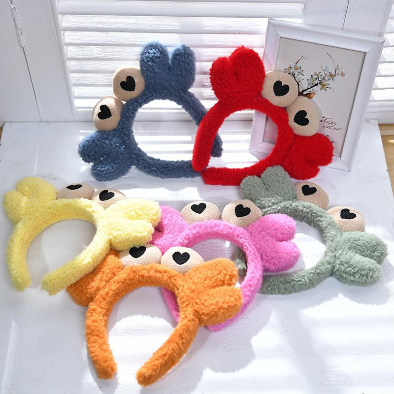 Cute Crab Big Eyes Pink Blue Yellow Red Green Orange Non-Slip Fluffy Hair Hoop Headbands Headwear For Women
Cute Crab Big Eyes Pink Blue Yellow Red Green Orange Non-Slip Fluffy Hair Hoop Headbands Headwear For Women