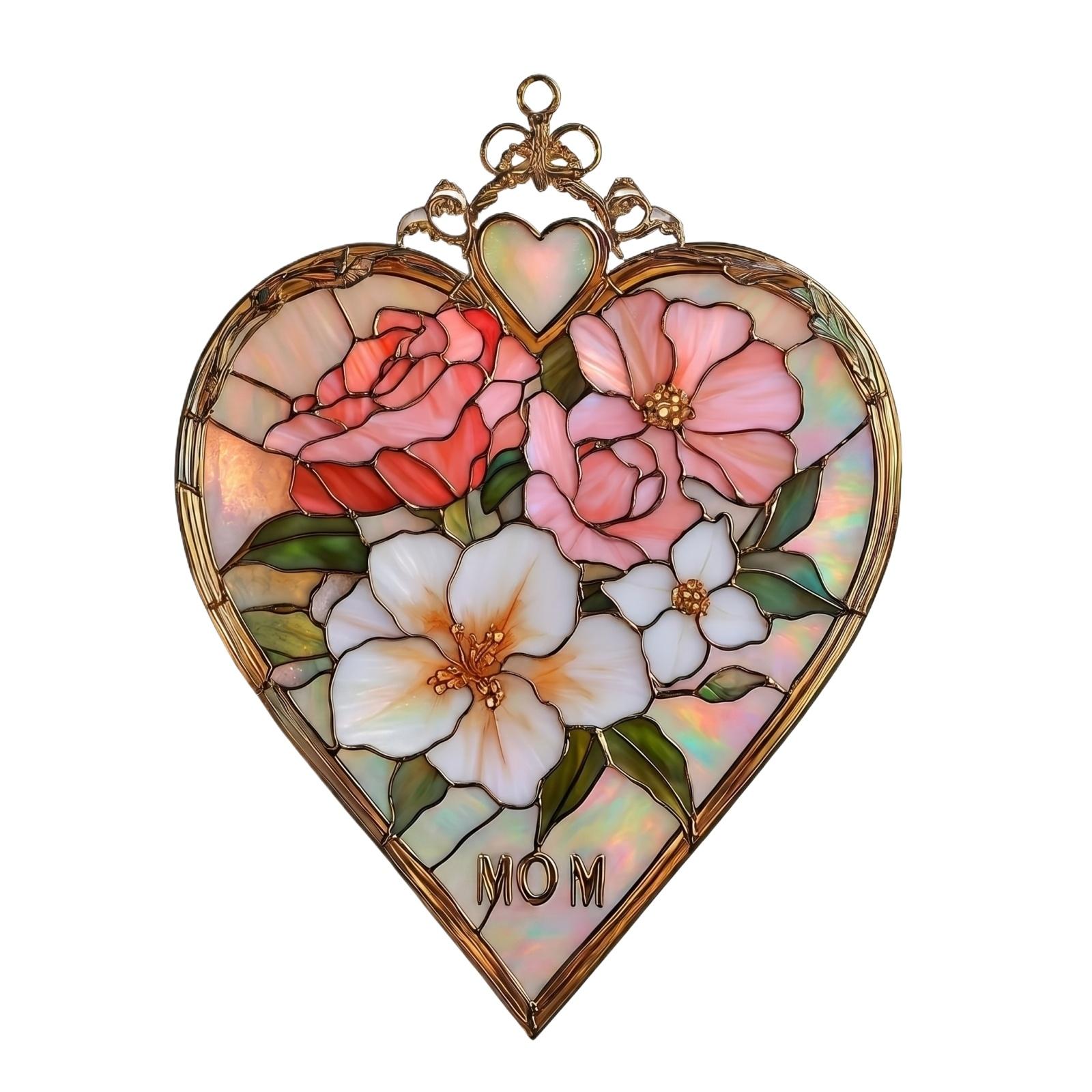 Heart Shaped Acrylic Floral Decoration 2D Design Suitable for Mother s Day Gift Home Ornament Tabletop Display One Size
Heart Shaped Acrylic Floral Decoration 2D Design Suitable for Mother s Day Gift Home Ornament Tabletop Display One Size