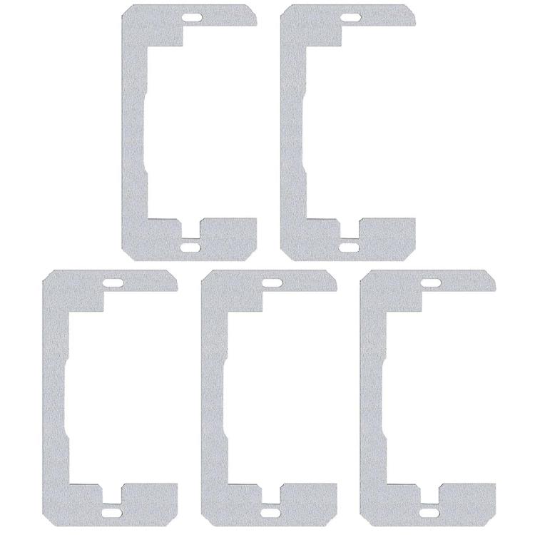 Wall Plate Alignment Shims Smooth Outlet Installation Electrical System Component Outlet Leveling Metal Spacers set 1
Wall Plate Alignment Shims Smooth Outlet Installation Electrical System Component Outlet Leveling Metal Spacers set 1