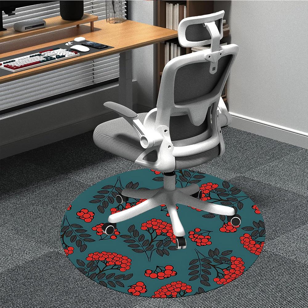 1pc Rustic Berries Office Round Area Rug, Indoor Mat Suitable For Office, Under Office Chairs Bedroom Living Room Home Decor, Room Deco 80cm
1pc Rustic Berries Office Round Area Rug, Indoor Mat Suitable For Office, Under Office Chairs Bedroom Living Room Home Decor, Room Deco 80cm