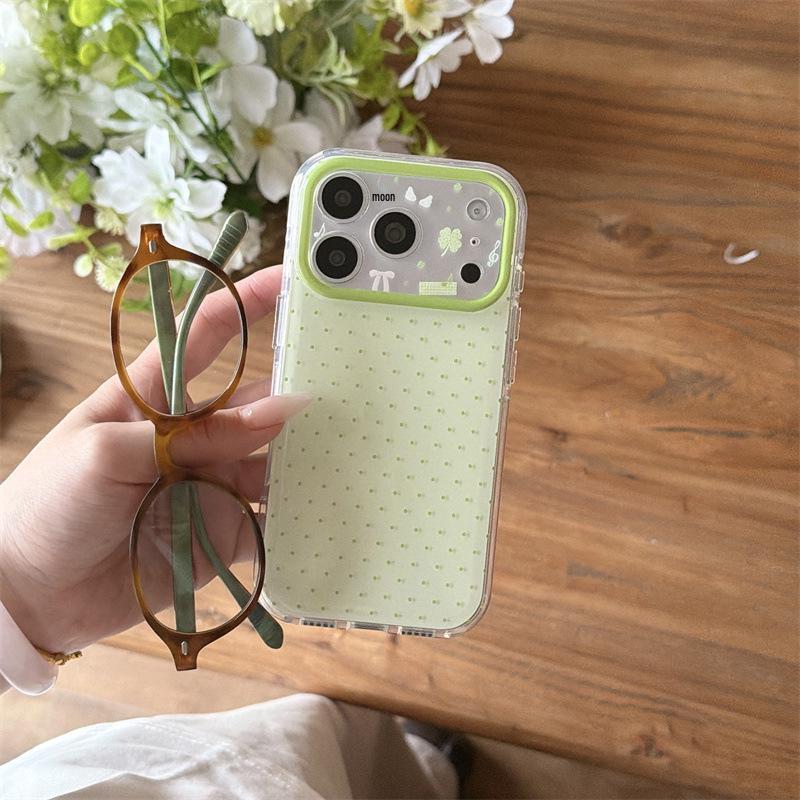 Four-Leaf Clover Green Polka Dot Chain Case for iPhone 17 and Apple 16/15 Pro Max iPhone 15 Pro Max
Four-Leaf Clover Green Polka Dot Chain Case for iPhone 17 and Apple 16/15 Pro Max iPhone 15 Pro Max